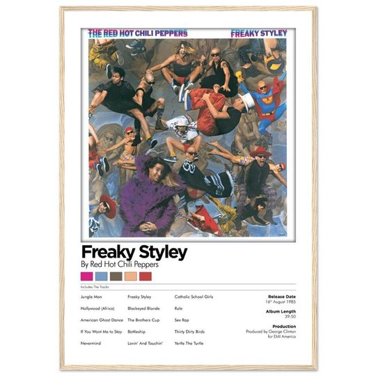 Red Hot Chili Peppers Freaky Styley Poster