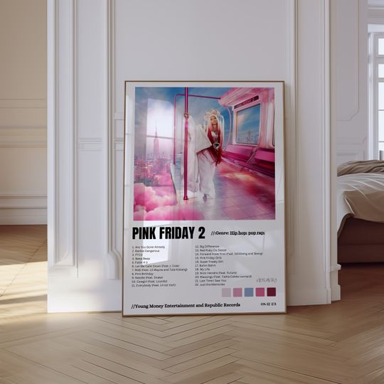 Nicki Minaj Poster, Music Poster, Album Poster