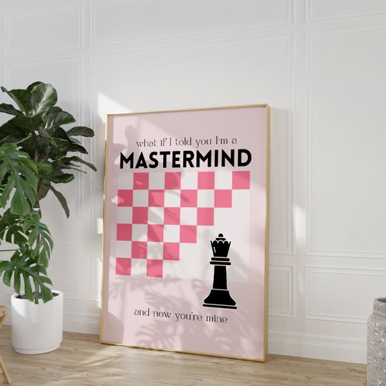 Mastermind Poster | Printable Wall Art