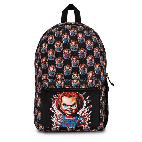 Chucky Backpack, Horror Backpack, Halloween Backpack, Chucky Gift School Bag for boys