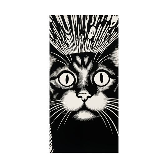 Luminous Cat Vertical Posters