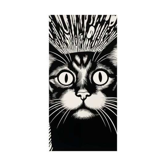 Luminous Cat Vertical Posters