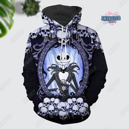 Personalized Jack Skellington 3D Hoodie