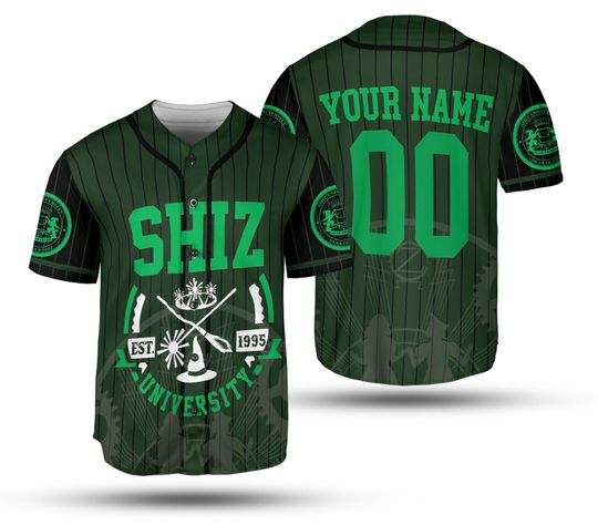 Shiz University Wicked Personalized Baseball Jersey, Wicked Witch of the West Baseball Jersey, The Wizard of Oz Baseball Jersey