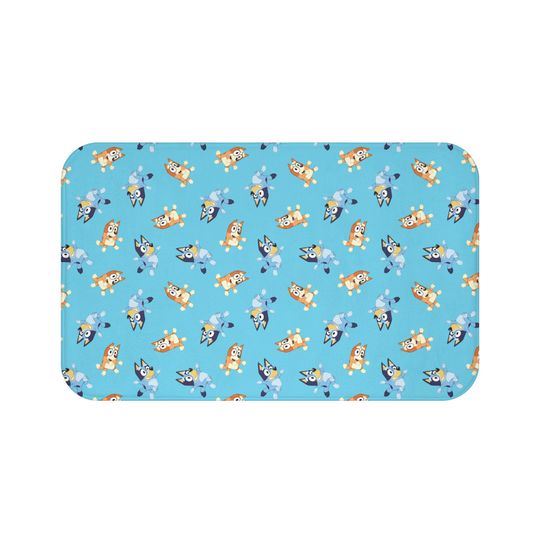 BlueyDad kids Bath Mat