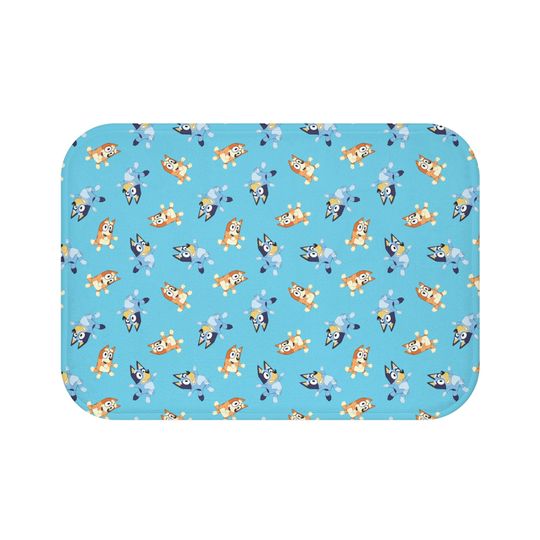 BlueyDad kids Bath Mat