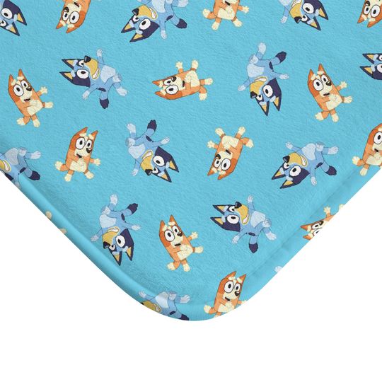 BlueyDad kids Bath Mat