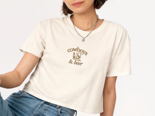 Cowboys and Beer Baby Tee