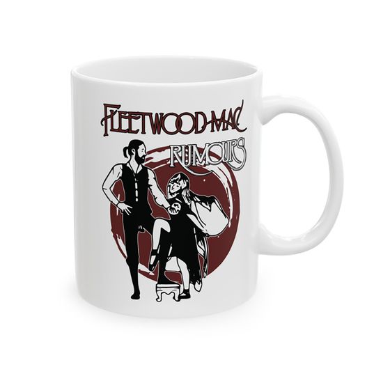 Fleetwood Mac: 'Rumours Coffee Mug, Vintage 90s Mug