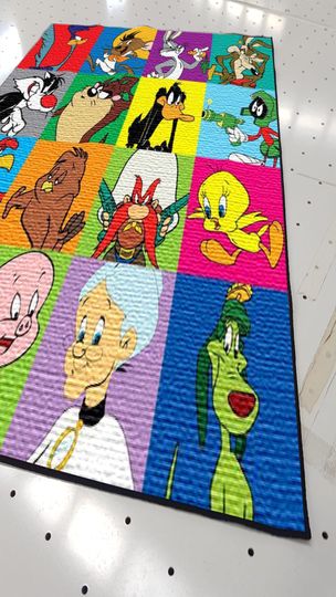 Cartoon Character Rug: Custom Kids Room Nursery Rug, Washable