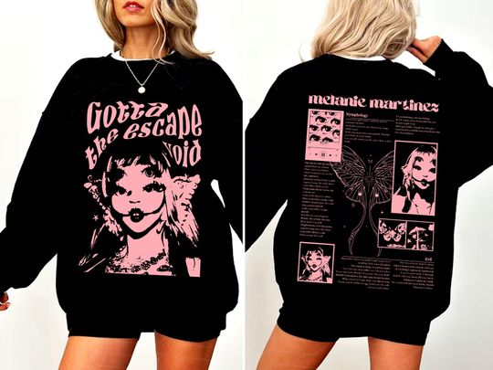 Melanie Martinez The Trilogy Tour 2024, Portals Album Shirt, Melanie Martinez Merch Fan Gift Double Sided Sweatshirt