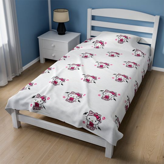 Hello Kitty Mummy Cozy Fleece Blanket | Kids Gift