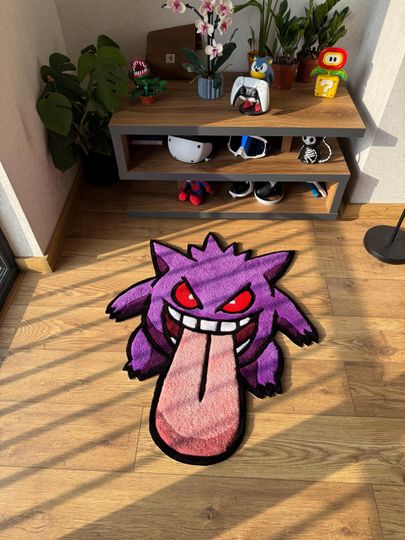 Gengar Rug: Tufted Wool