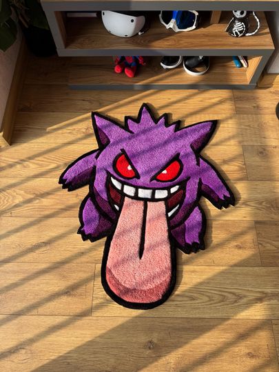 Gengar Rug: Tufted Wool