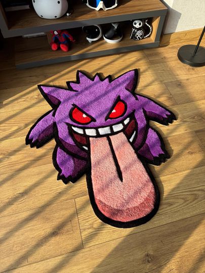 Gengar Rug: Tufted Wool