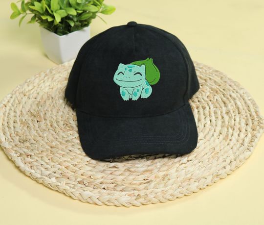 Bulbasaur Embroidery Cap Anime Embroidered Baseball Cap Gifts