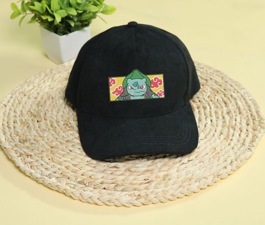 Bulbasaur Embroidery Cap Anime Bulbasaur Embroidered Classic Cap Gifts
