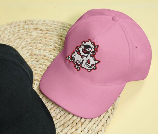 Ghost Gengar Embroidery Cap Anime Embroidered Gengar Cap Gift
