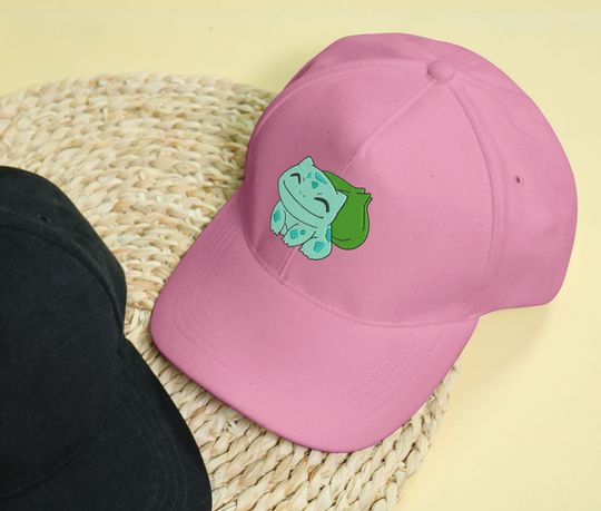 Bulbasaur Embroidery Cap Anime Embroidered Baseball Cap Gifts