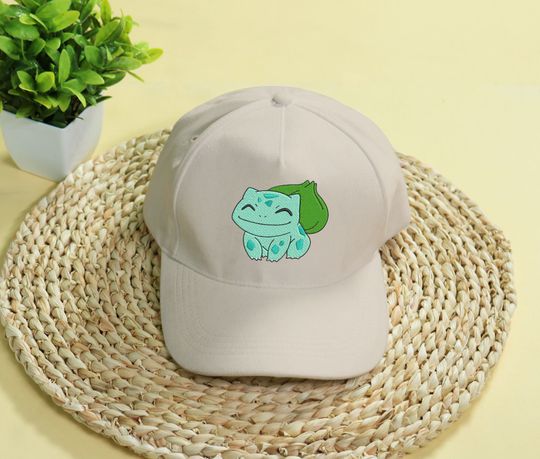Bulbasaur Embroidery Cap Anime Embroidered Baseball Cap Gifts