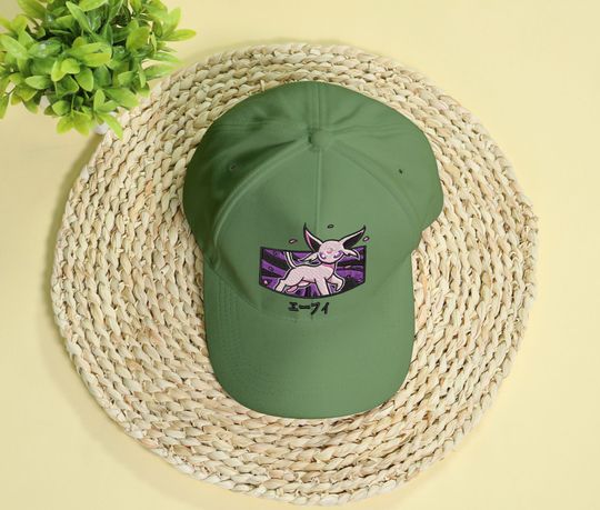 Embroidery Espeon Cap Anime Espeon Embroidered Hat Gift