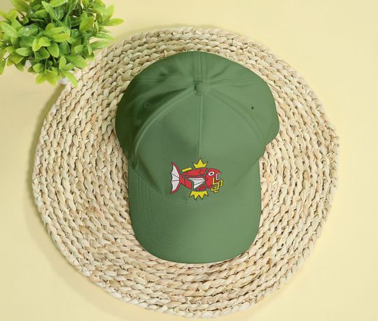 Embroidery Magikarp Cap Anime Magikarp Monster Hunter Style Embroidered Hat Gift