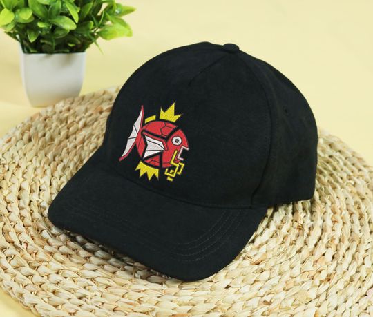 Embroidery Magikarp Cap Anime Magikarp Monster Hunter Style Embroidered Hat Gift