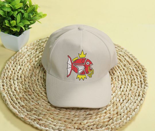 Embroidery Magikarp Cap Anime Magikarp Monster Hunter Style Embroidered Hat Gift