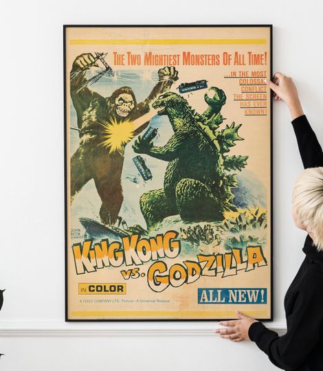 King Kong vs. god zilla 1963 Movie Poster