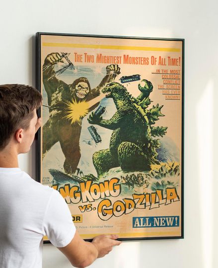 King Kong vs. god zilla 1963 Movie Poster