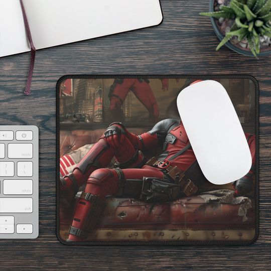 Deadpool Non-Slip Desk Mat - Superhero Large Gaming Mouse Pad - Perfect Comic Fan Gift