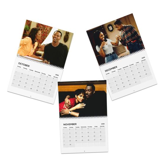 90s Nostalgia Black Love Cinema Calendar (2026)