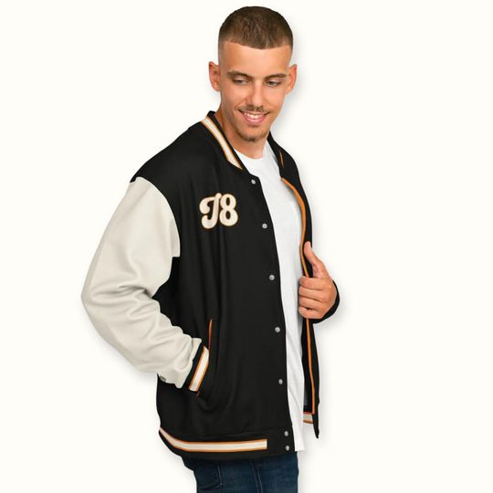 Lando Norris Mc.Larren Racing F_1 Baseball Jacket: Unisex Racing Fan Apparel