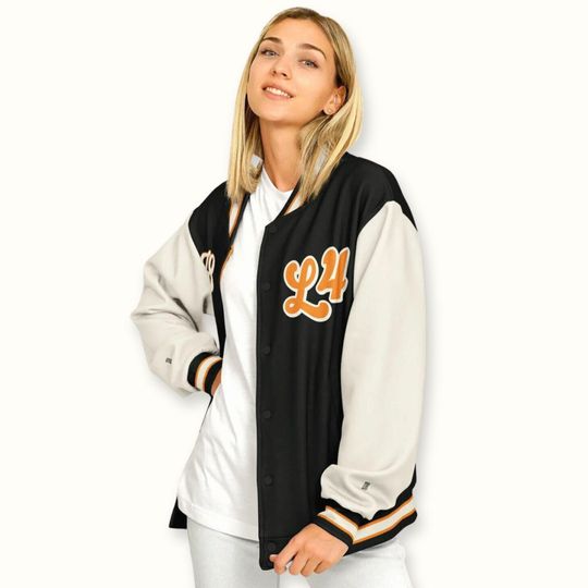 Lando Norris Mc.Larren Racing F_1 Baseball Jacket: Unisex Racing Fan Apparel