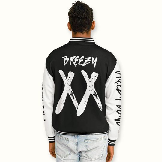 Chris Brown 11-11 XX Baseball Jacket: Breezy Bowl Tour Merch