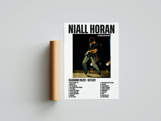 The Show Live On Tour Poster, Niall Horan Poster