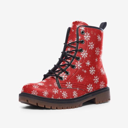 Christmas Boots Snowflakes Boots Christmas Shoes