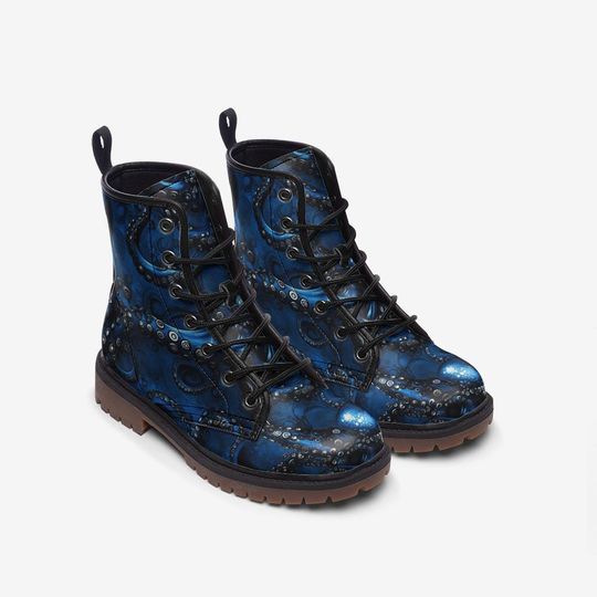Octopus Boots Blue Octopus Boots