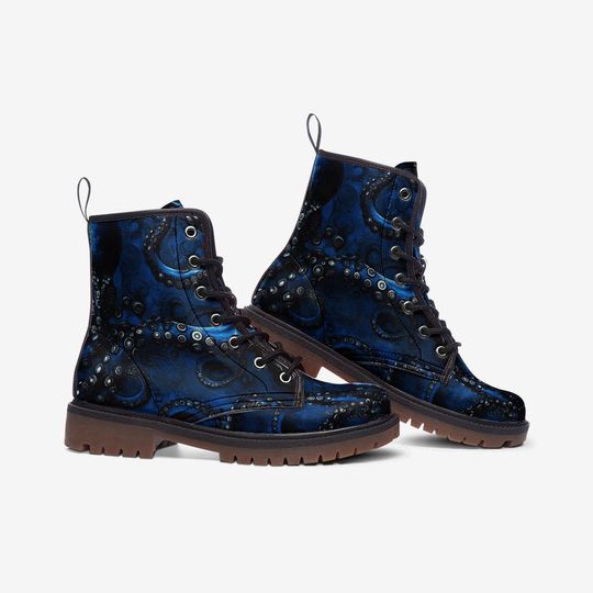 Octopus Boots Blue Octopus Boots