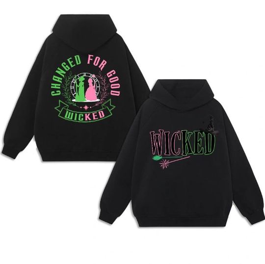 Wicked Sweatshirt, Defy Gravity Broomstick Magic Wand Tee, Wizard of Oz Movie Fan Sweatshirt, Gift For Her