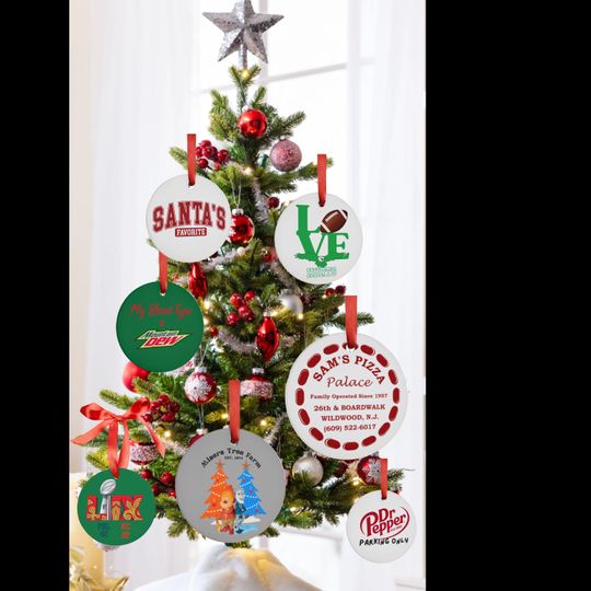 Eagles 'Love Hurts' Acrylic Christmas Tree Ornament