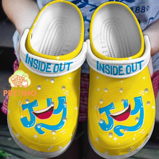 Joy Inside Out Shoes, Joy Inside Out Sandals, Joy Inside Out Slippers, Inside Out 2 Shoes Sandals, Inside Out Gift, Inside Out Slippers