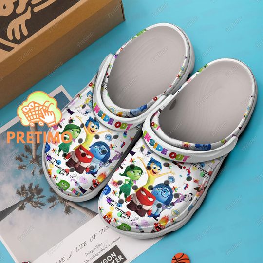 Inside Out 2 Clogs Shoes, Inside Out Clogs, Inside Out Fan Gift
