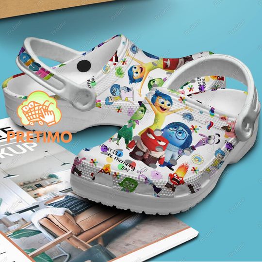 Inside Out 2 Clogs Shoes, Inside Out Clogs, Inside Out Fan Gift