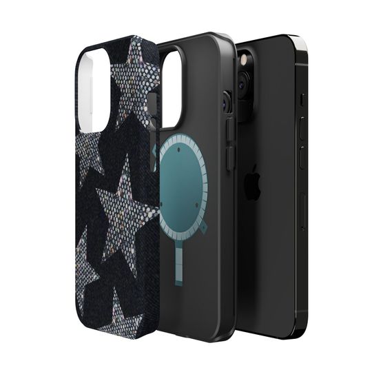 MagSafe Silver Star Phone Case