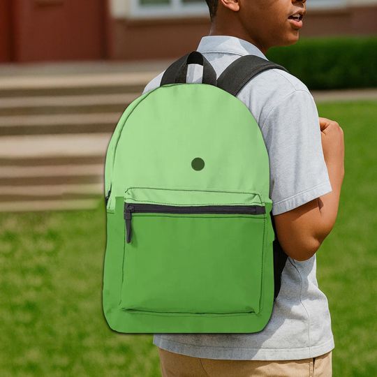 Finn the Human Adventure Time Backpack, Cartoon Green School Bag for Kids Boys Girls, Cosplay Backpack for Kid