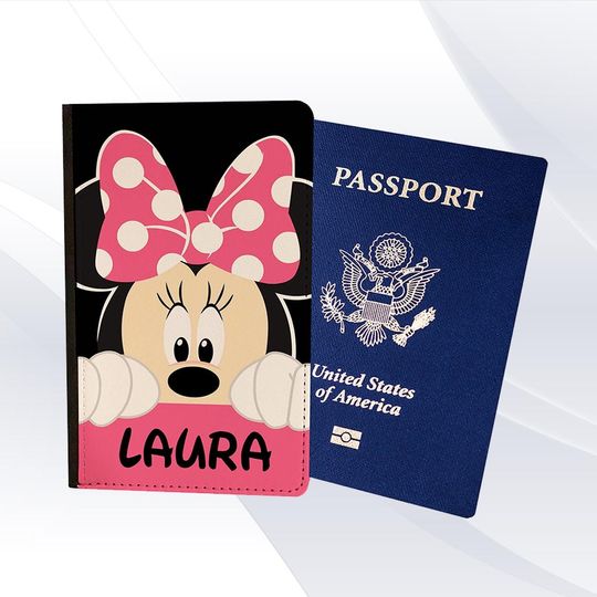 Minnie Mouse Bow Tie Passport Holder