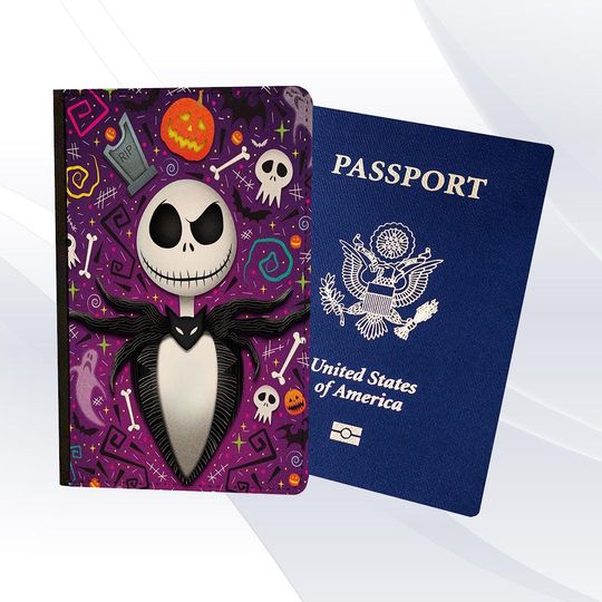 Jack Moon Purple Passport Holder