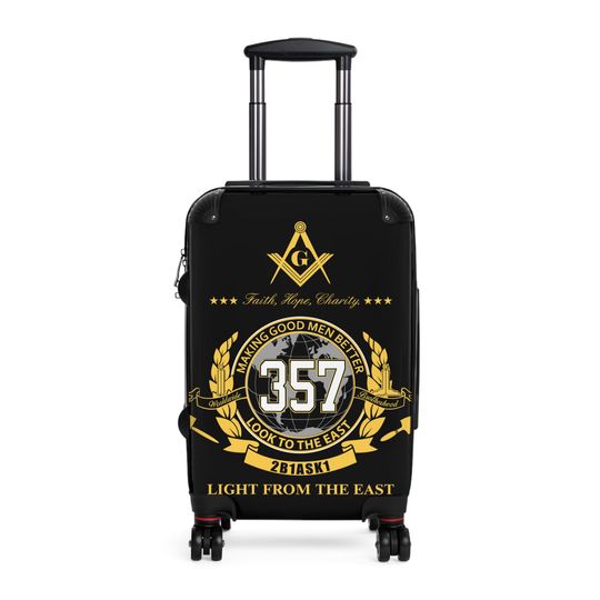 Suitcase Set for Master Mason, Masonic Brotherhood, Fraternity Eastern Star