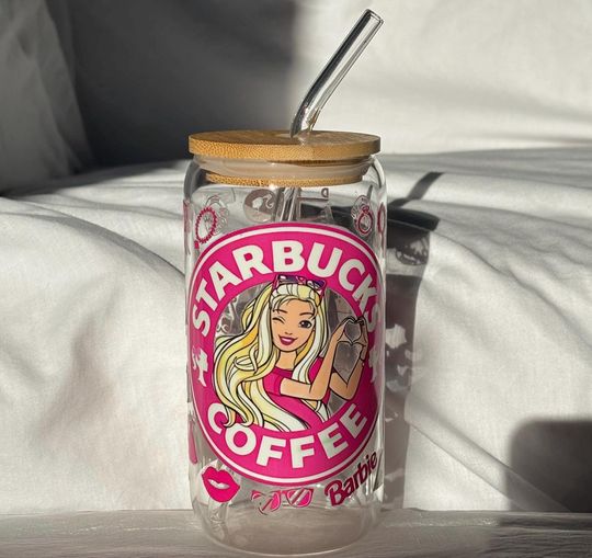 Barbie Glass Tumbler